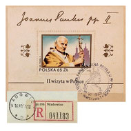 Pope John Paul II on Stamps and Philatelic Items