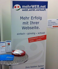 Die Jimdo Experts von mehrWEB.net beraten auf der B2B NORD zur eigenen Webseite mit dem CMS von Jimdo 