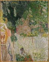 Pierre Bonnard, Le pommier fleuri ou Le balcon à Vernonnet, vers 1920,huile sur toile, collection musée des beaux-arts de Brest.