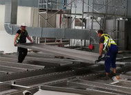 Unsere Gerüstexperten bei der Arbeit