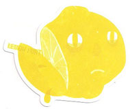 PEGATINA/STICKER - LEMON HURT - 5,1 CM X 6,8CM (NUEVA) 1,20€.