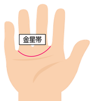 異性に対する接し方や性への好奇心を表している線です。