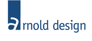 Logo „Arnold Design“ mit Link zu meiner Website mit Design-Dienstleistungen.