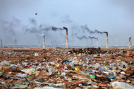 ゴミ埋立地
