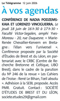 Le Télégramme, 12 juin 2026