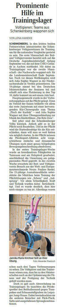 Veröffentlicht mit freundlicher Genehmigung. Quelle: Leipziger Volkszeitung vom 10. August 2017 | Regionalausgabe "Delitzsch-Eilenburg" | Seite 29