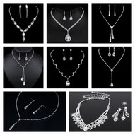 Schmucksets Brautschmuck Set Perlen Strass Modeschmuck Hochzeit