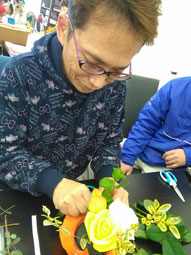 静岡　フラワーセラピー　花育