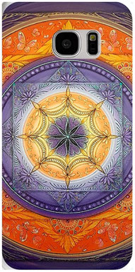 Handyhülle - Quadrat im Kreis