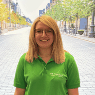 Tanja aus dem Dreirad-Zentrum Moers