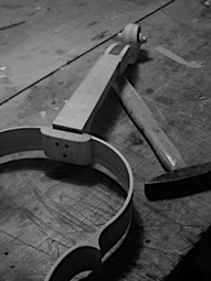 nailed baroque violin neck