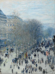 Claude Monet, Boulevard des Capucines, 1873, Kansas City, Musée d'art Nelson-Atkins