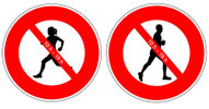 Interdiction des activités sportives en extérieur à partir du 08.04.2020