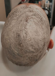 Photo de la bulle d'hair représentant un cataplasme green pour calmer les démangeaisons 