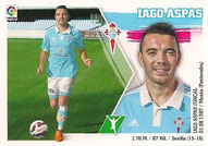 CROMO DE FÚTBOL - ESPAÑA - CAMPEONATO NACIONAL DE LIGA - 2.015/2.016 (EDICIONES ESTE - PANINI) IAGO ASPAS - R.C. CELTA DE VIGO - Nº 20 (NUEVO) 0,20€.