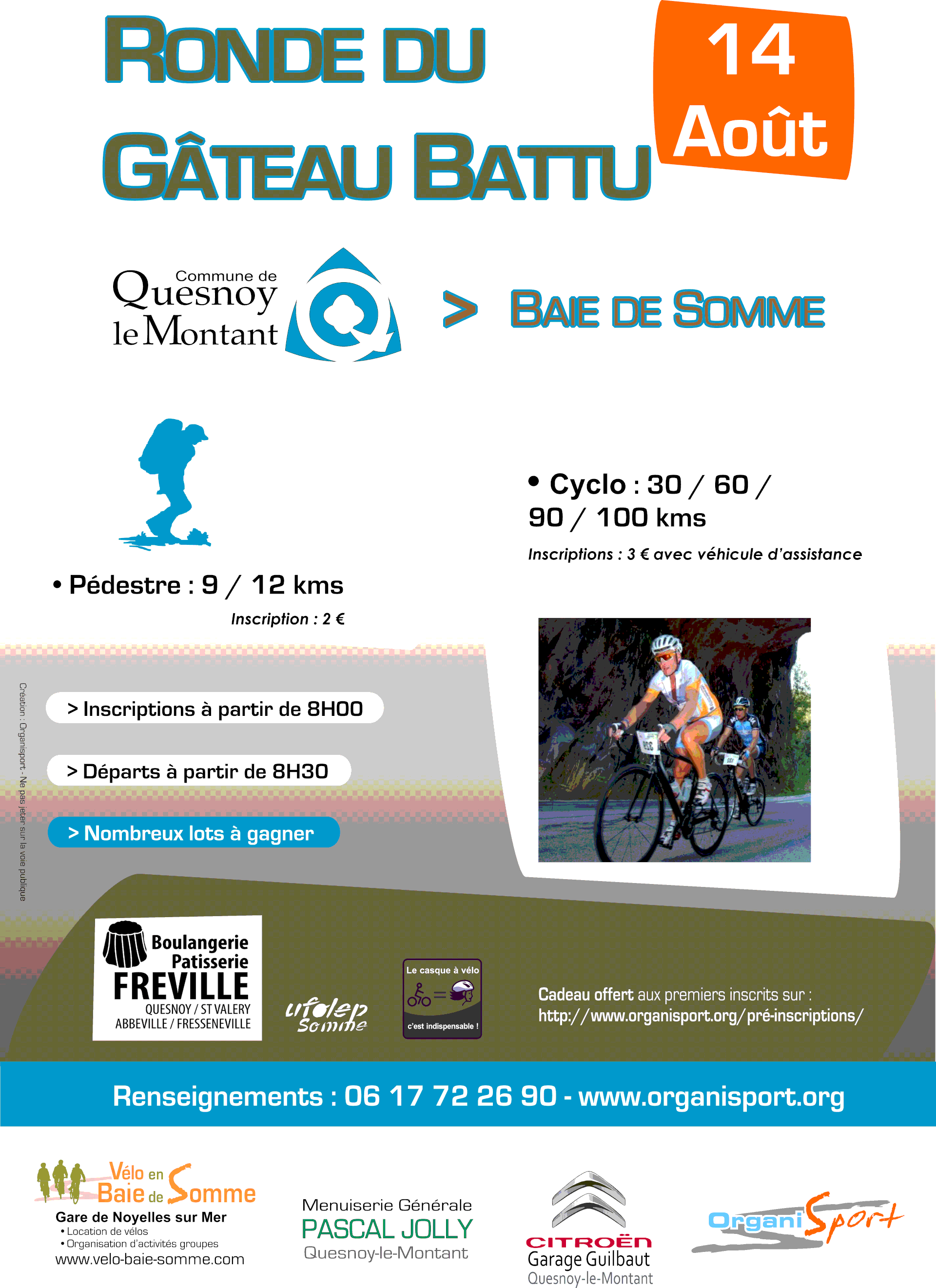 Lancement Des Inscriptions En Ligne Pour La Ronde Du Gateau Battu 16 Site De Organisport Baie De Somme