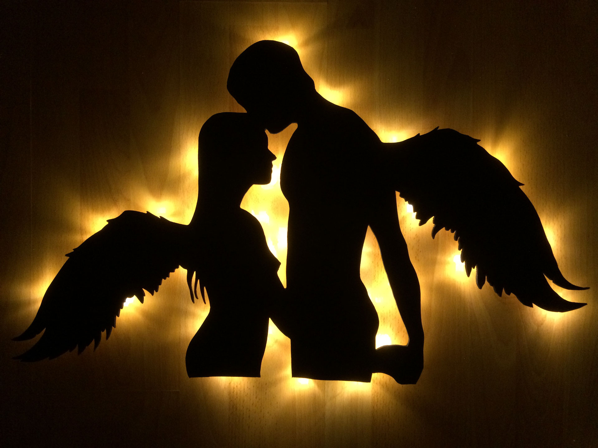 Schattenbilder - indirekte Beleuchtung - stefnics Zauberholz