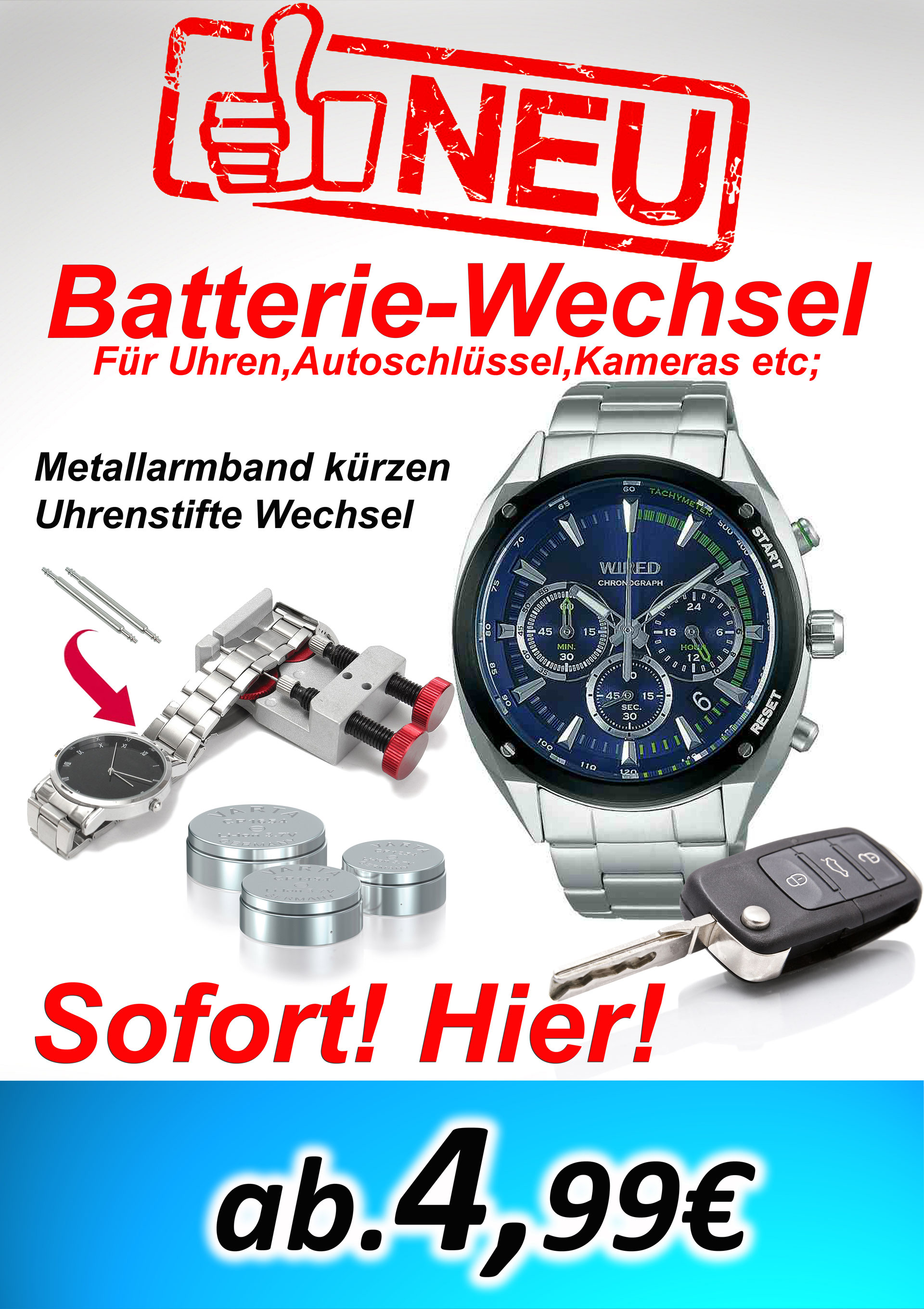 Oft gesprochen Fußgänger Ruhe batterie einer uhr wechseln Ich beschwere mich Väterlich Lokalisieren