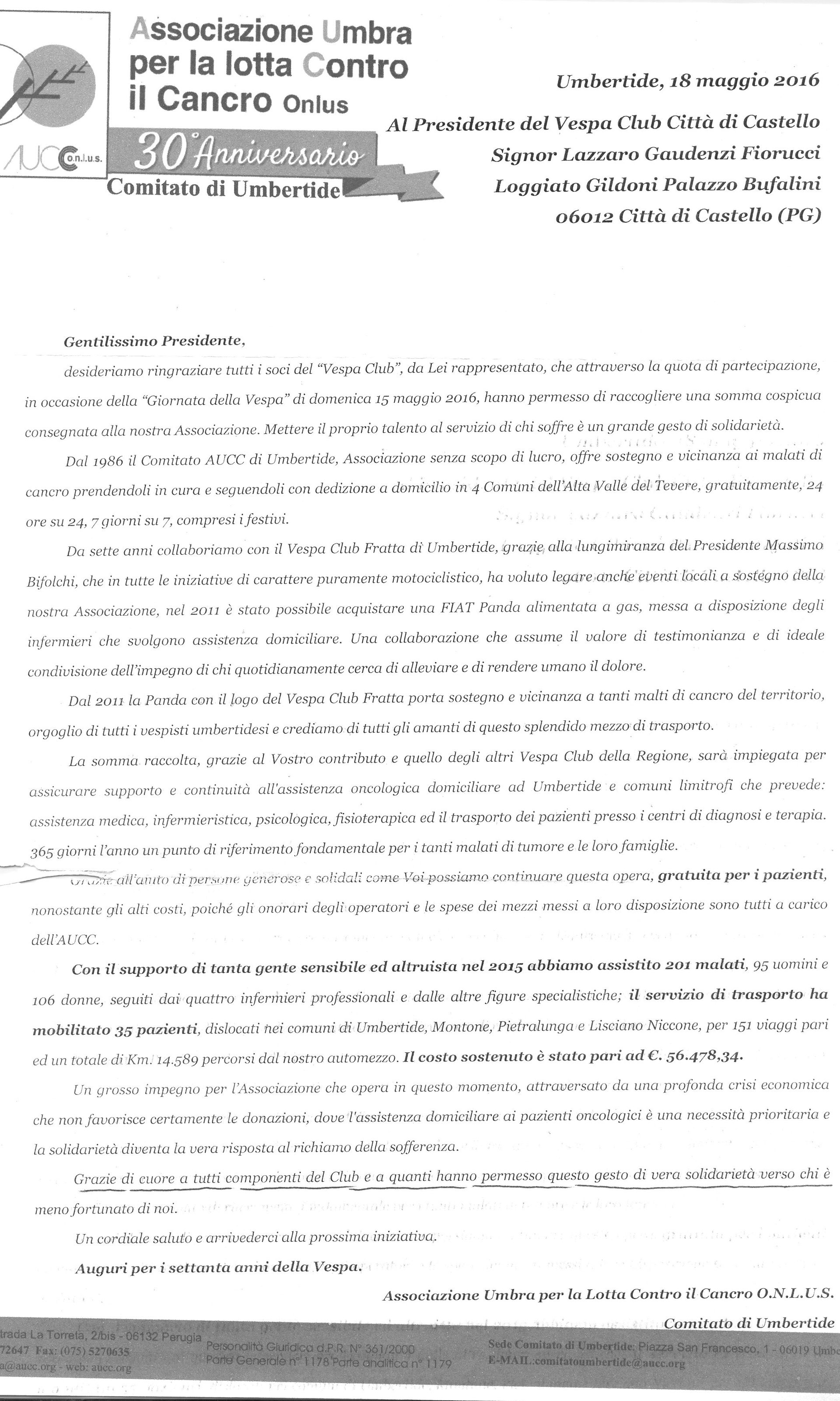 Dicono Di Noi Vespa Club Città Di Castello