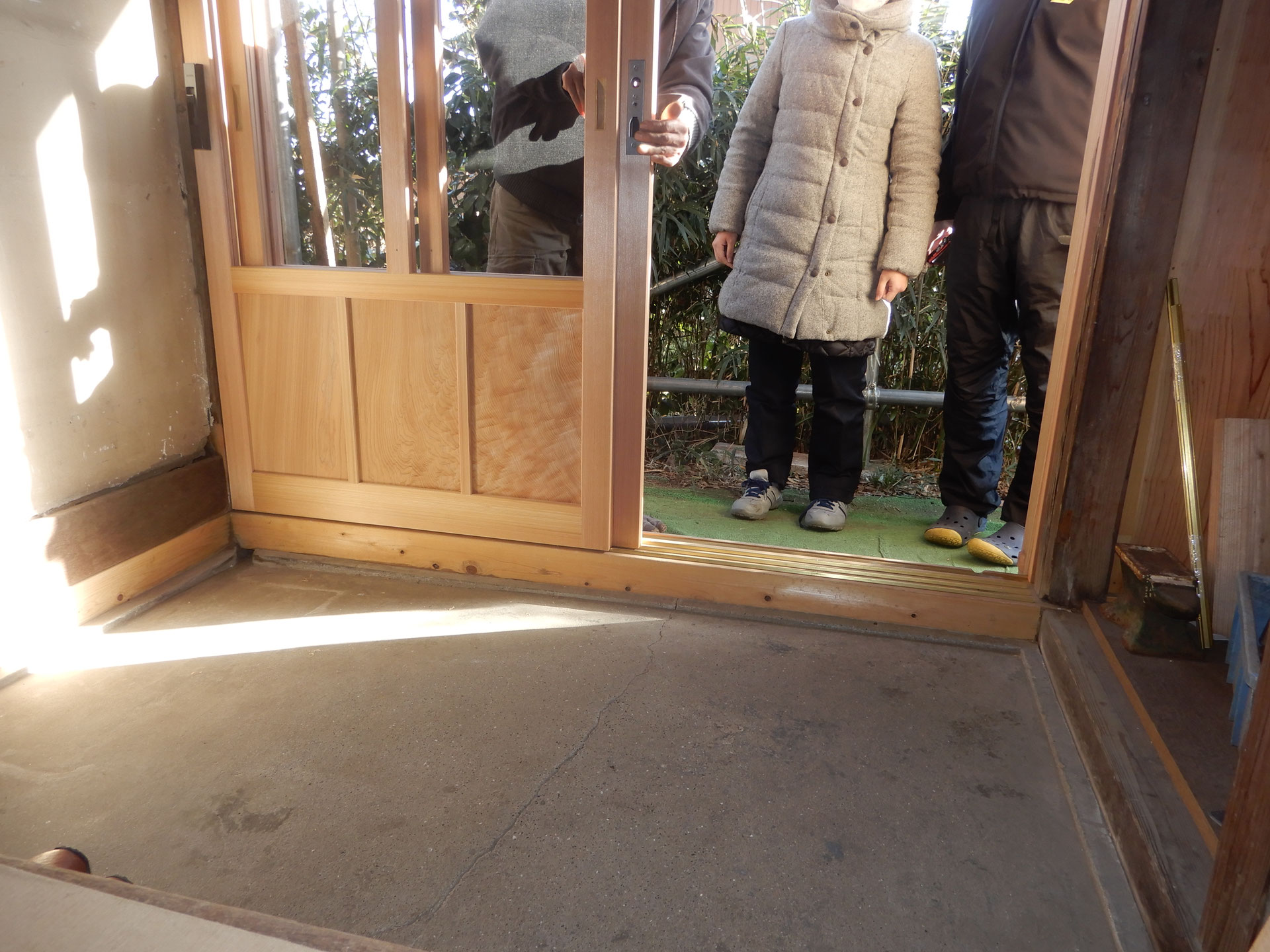海が見える縁側の家 木製建具 - 伝統工法の家造り 亀屋工務店