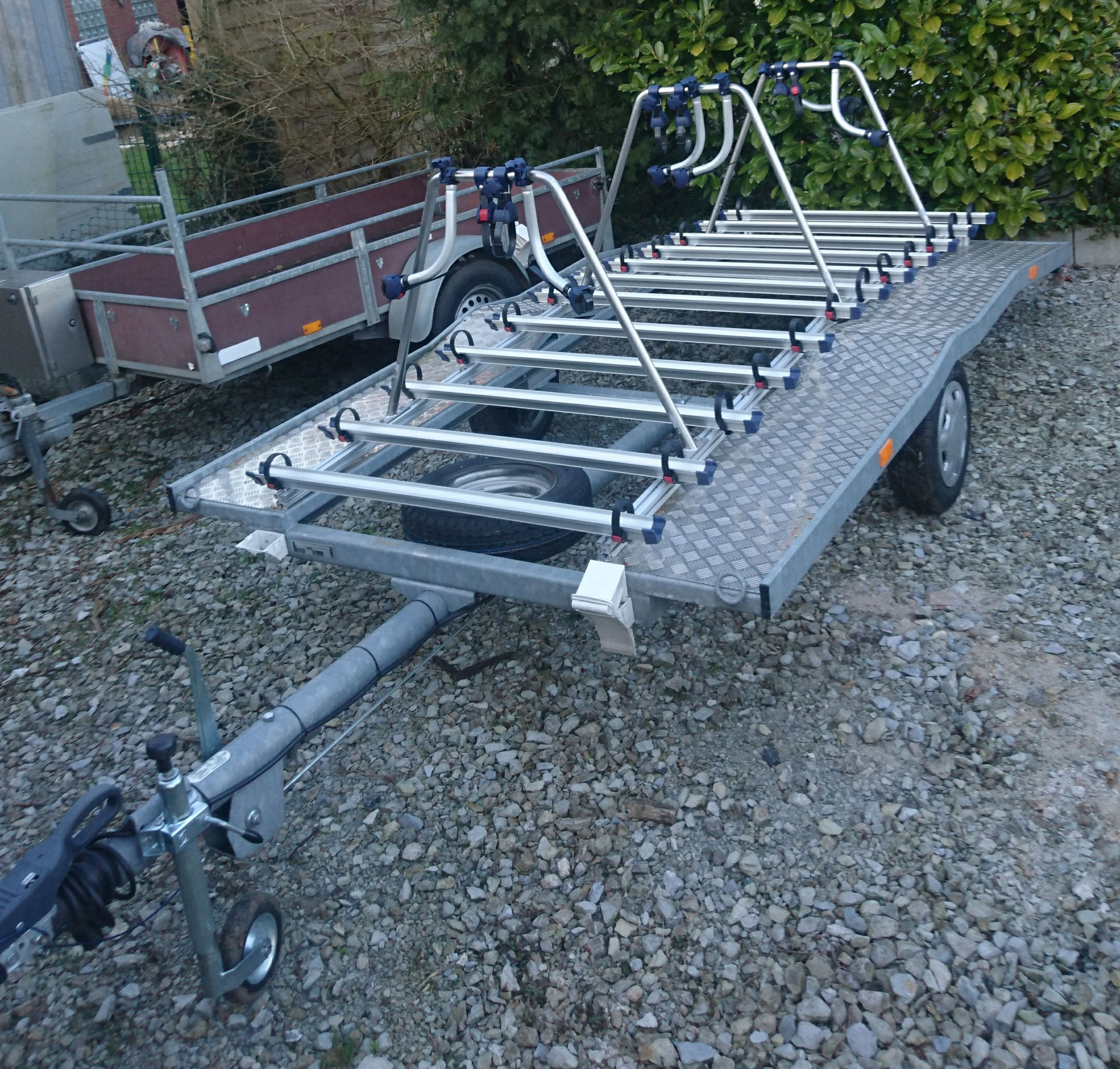Der Rsg Fahrradanhanger Rsg Warendorf Freckenhorst Einrad Rennrad Mountainbike Im Munsterland