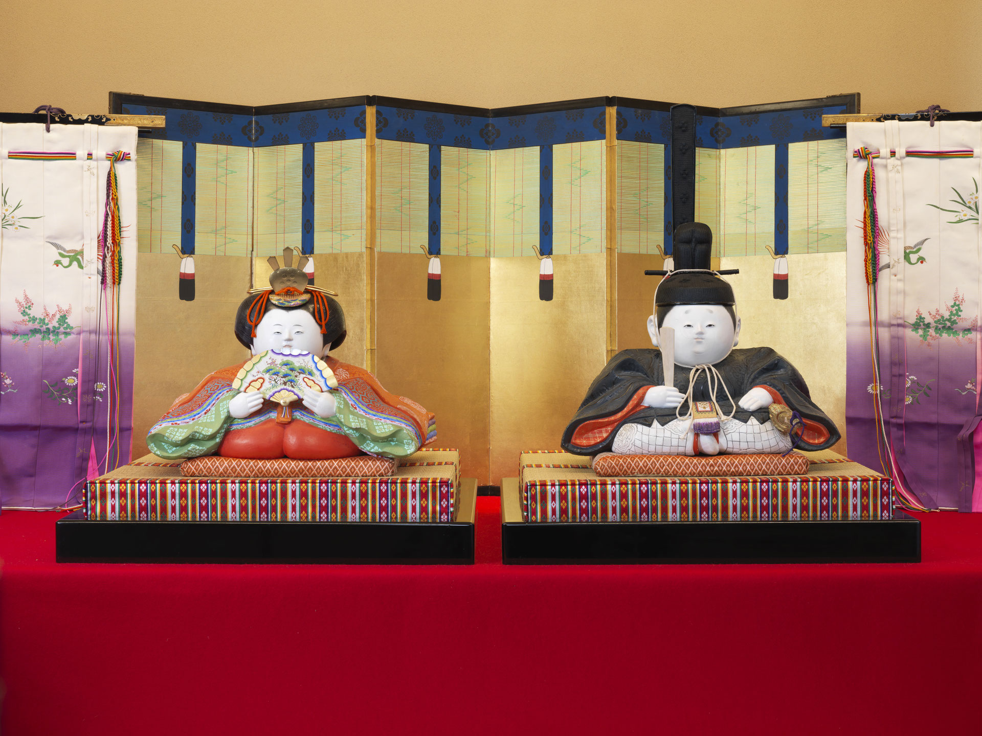 丸平（大木平蔵）雛人形　稚児狆引き官女 丸平（大木平蔵）雛人形 稚児狆引き官女