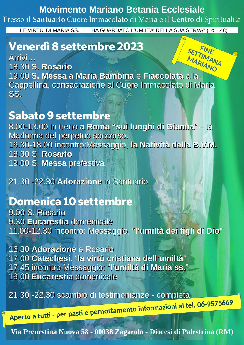 Movimento Betania ecclesiale - Movimento Mariano Betania ...