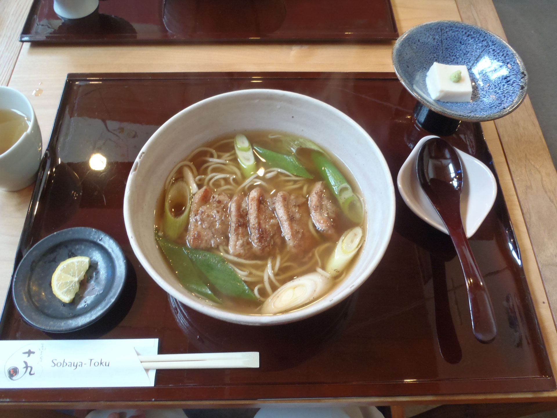 鴨南蛮の鴨肉が美味しすぎる蕎麦屋さん