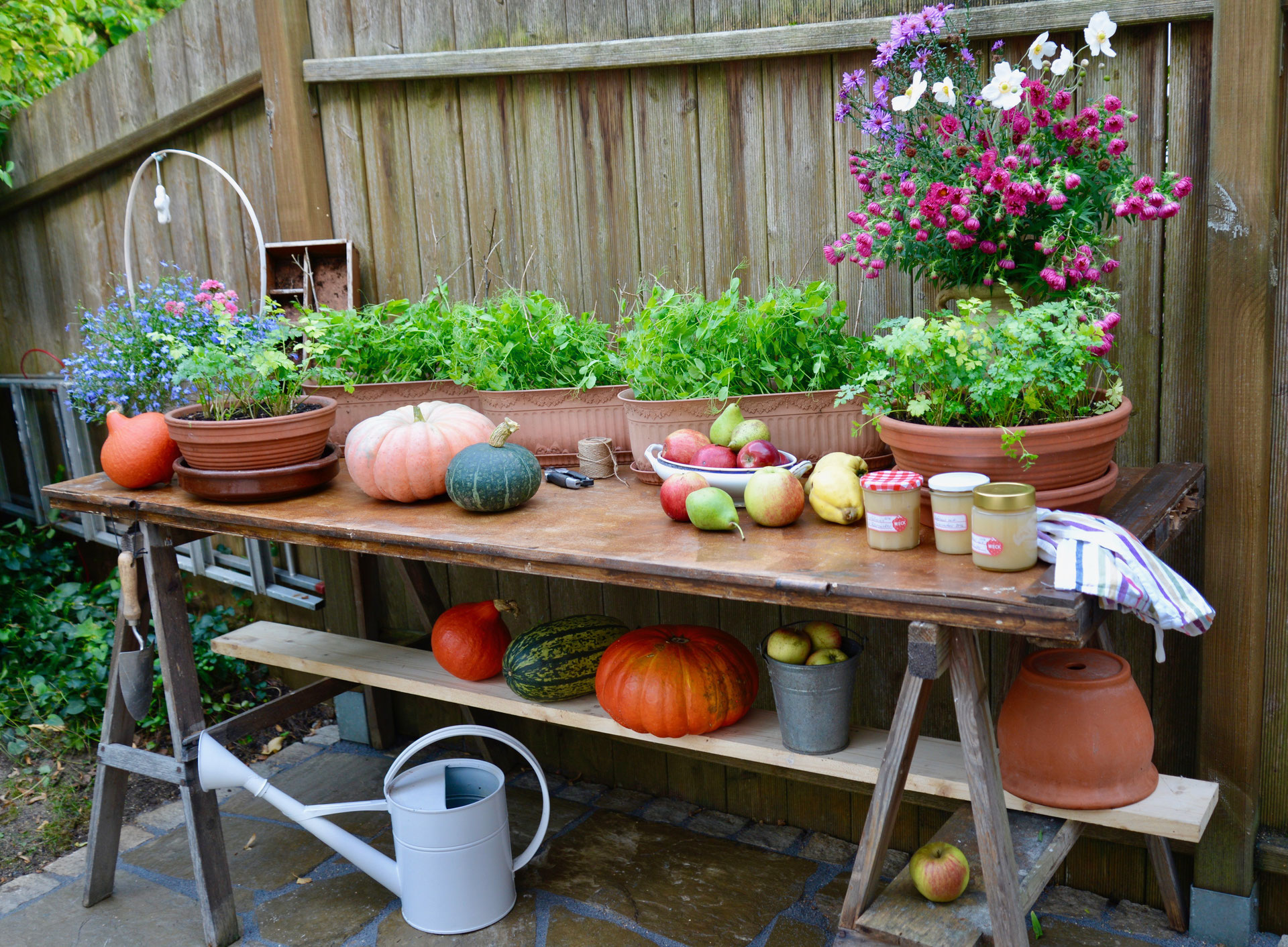 GartenArbeitstisch Pflanzenküche Antje Sellmer