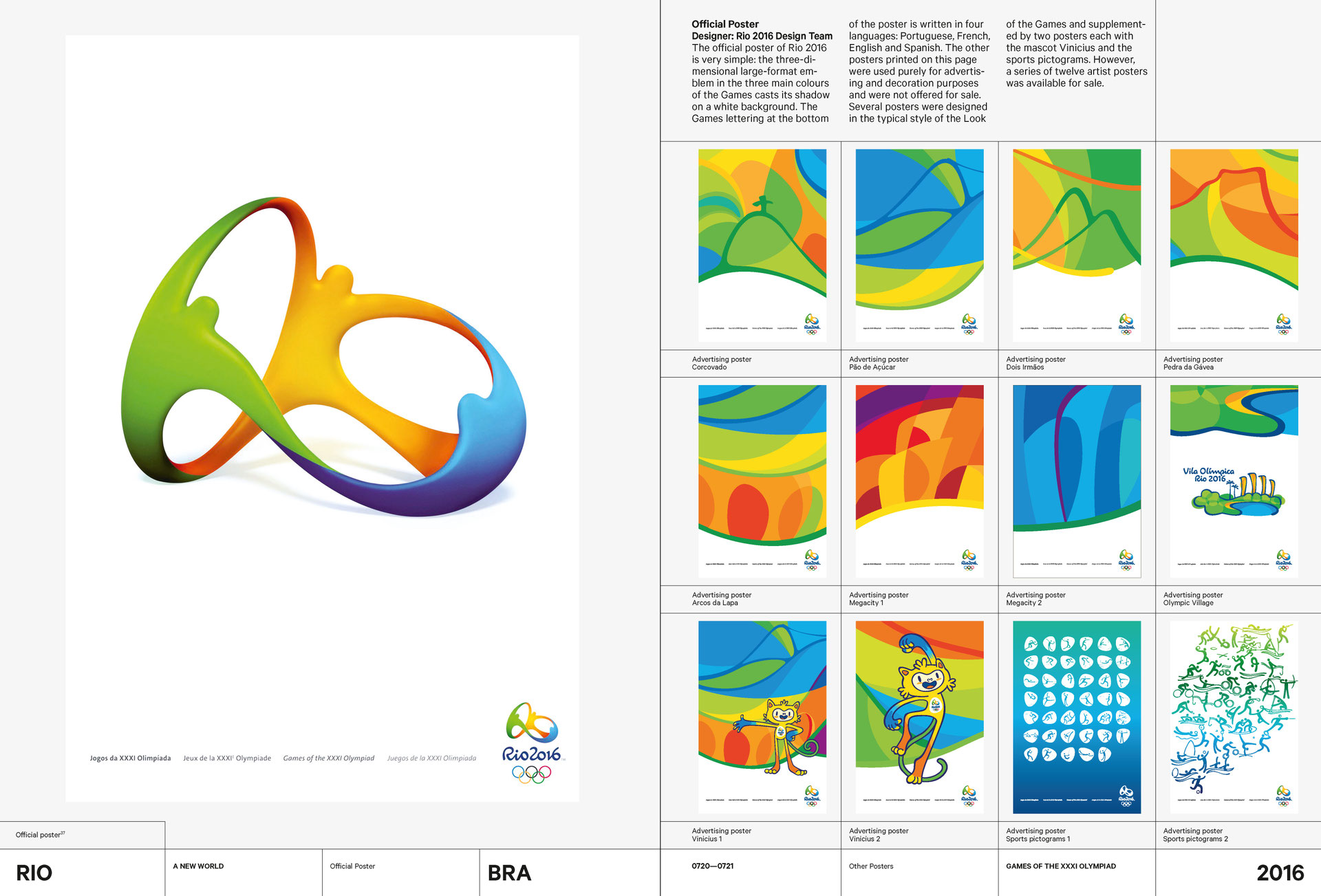 Rio 2016 – Official Poster - theolympicdesign – Olympic Design