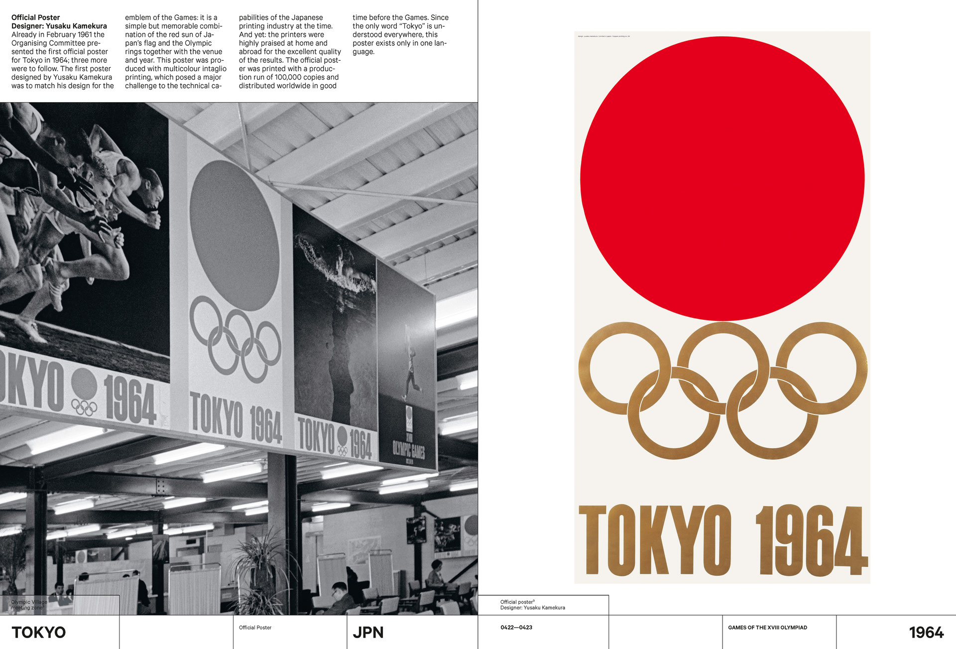 Tokyo 1964 – Official Poster - theolympicdesign – Olympic