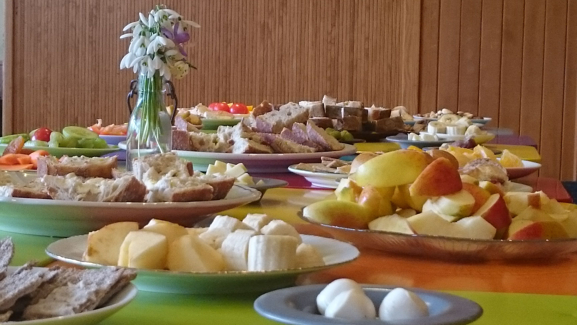 Buffet Kindergarten Ideen