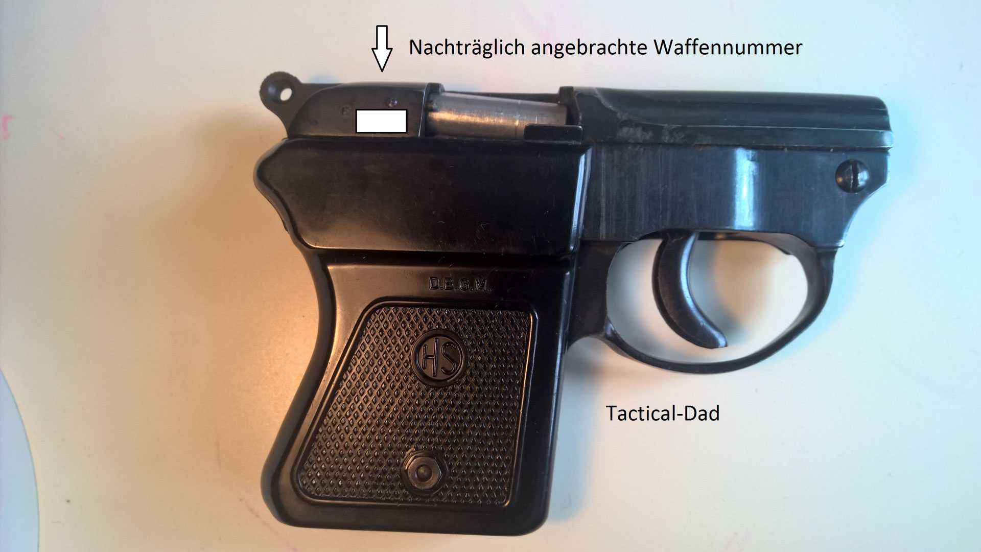 Gas Alarm Pistole HS4 ohne PTB - tactical-dads Webseite!