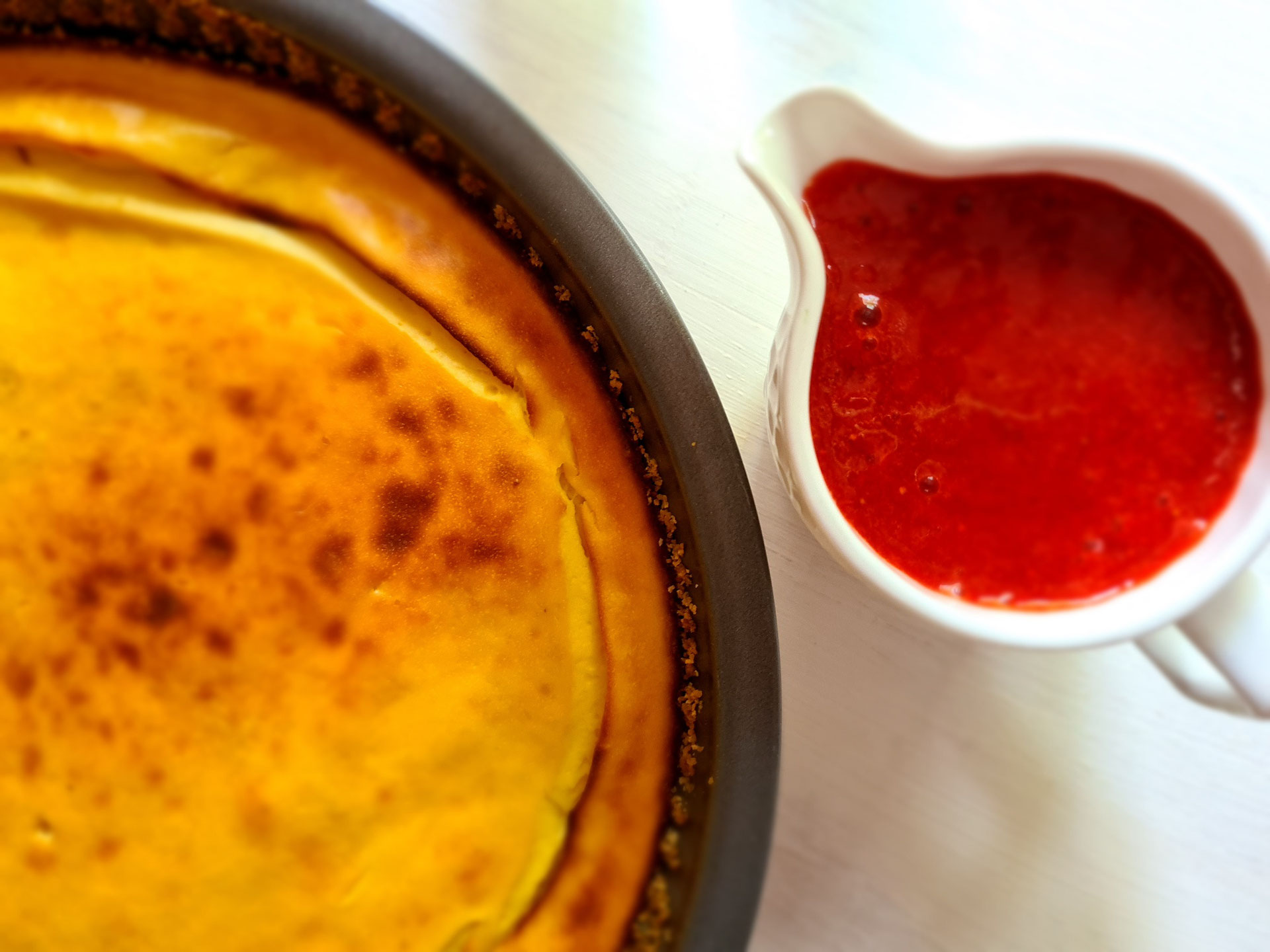 Cheesecake mit Erdbeersauce - lindajungs Webseite!