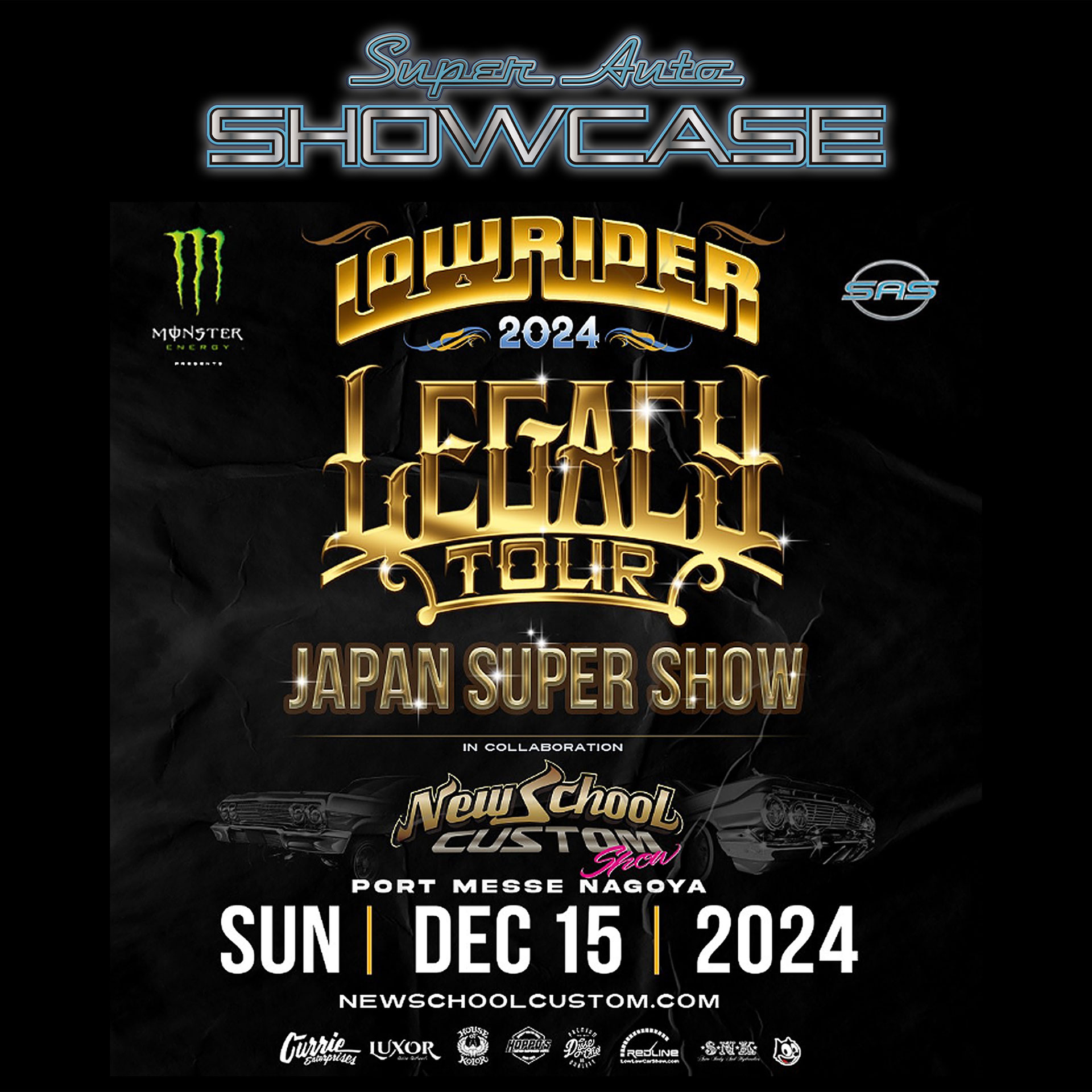 LOWRIDER MAGAZINE LEGACY TOUR JAPAN - Super Auto Showcase