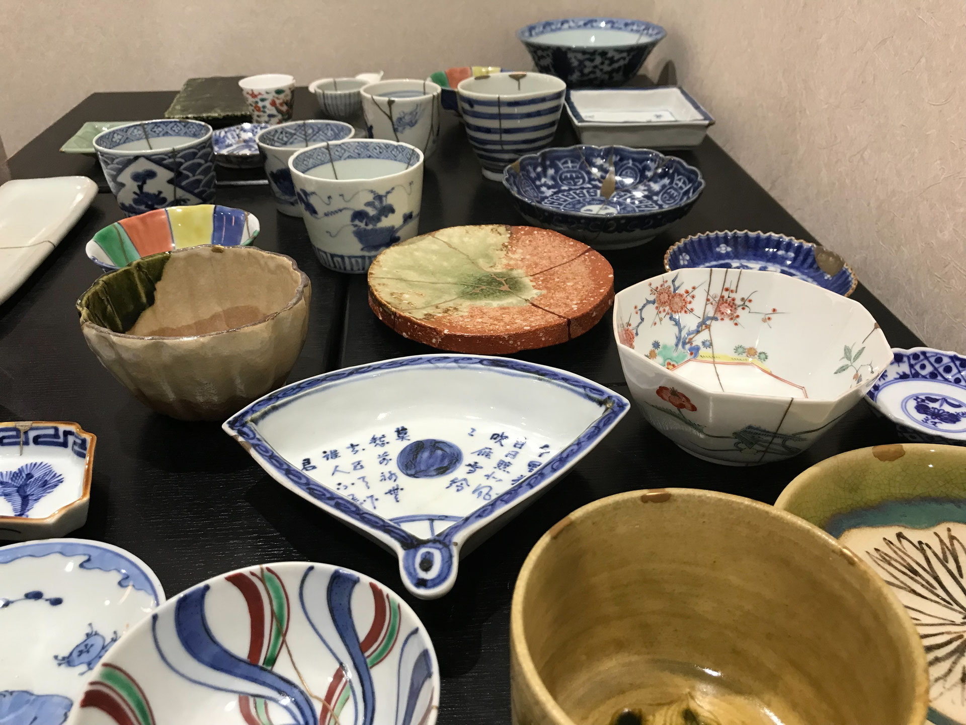 アンティーク 古美術 骨董 小壷 壺 漆 蒔絵 直し 金直し 金継ぎ 銀継