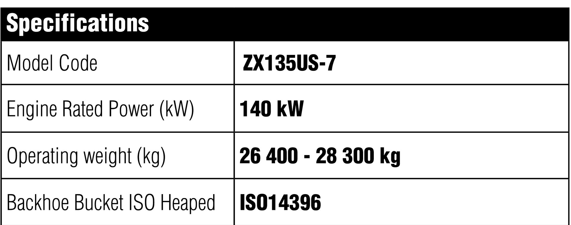 Pelle sur chenilles ZX135-7 - Teramat, Concessionnaire Hitachi