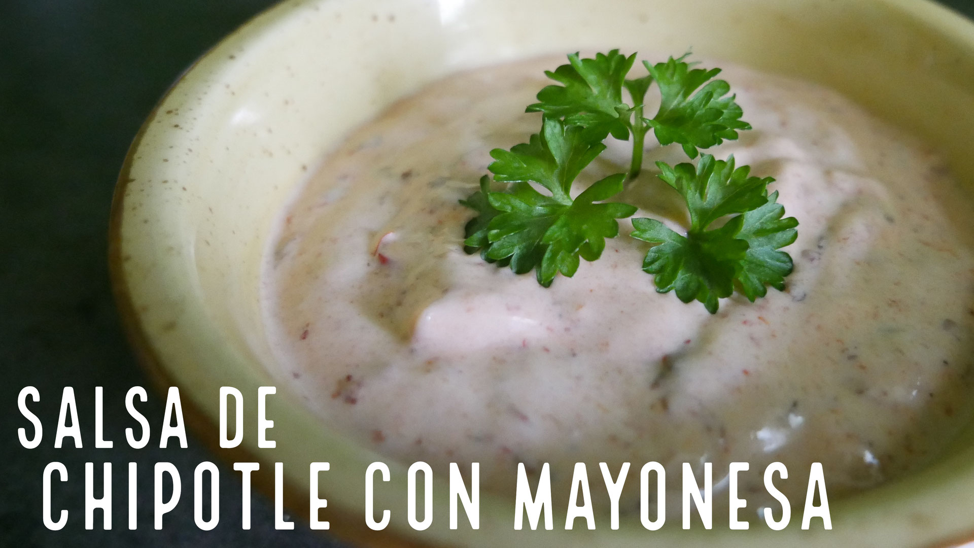 SALSA DE CHIPOTLE CON MAYONESA (RECETA FÁCIL) RECETAS DE COCINA