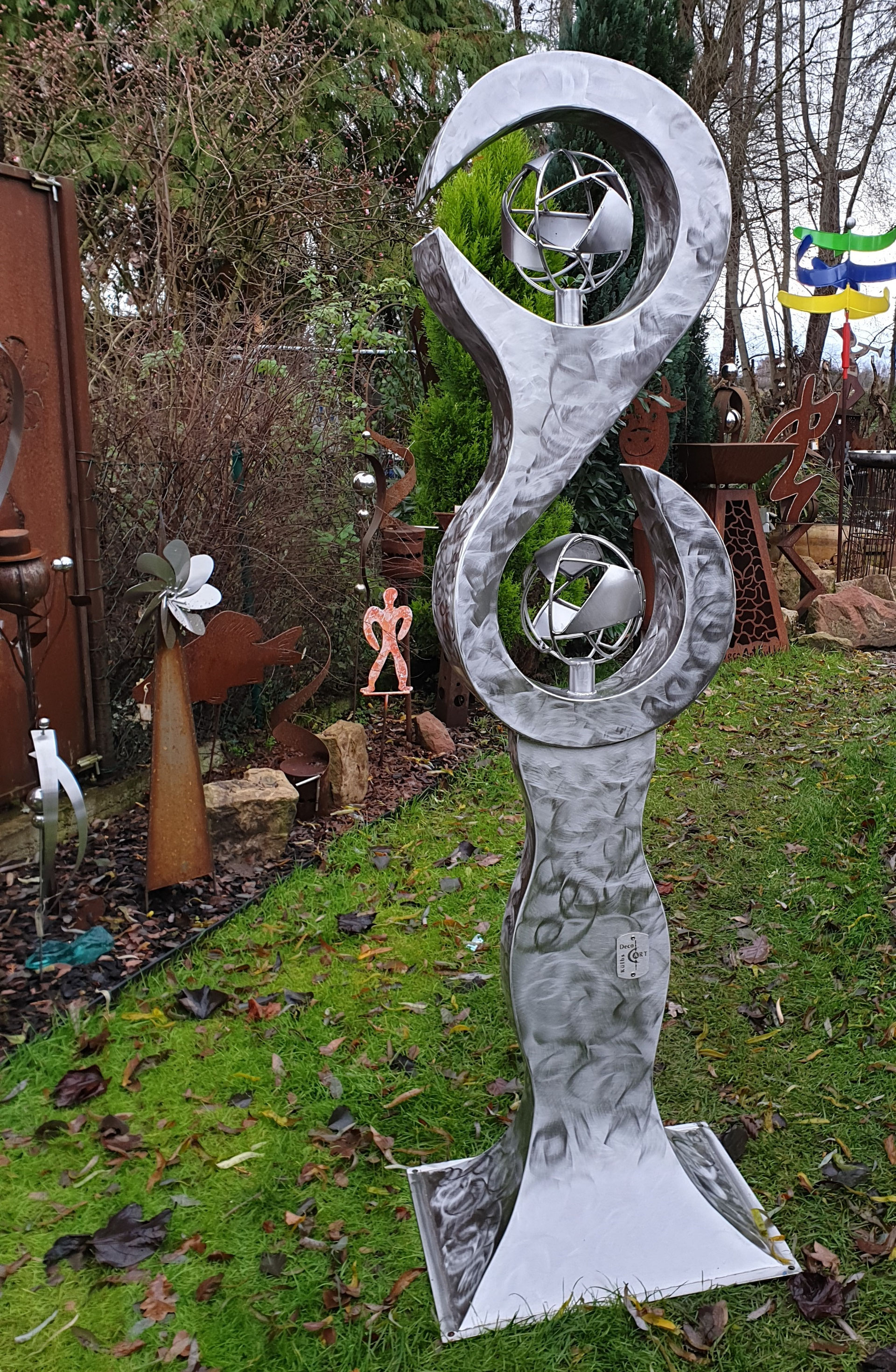 Auftragsarbeiten - Edelrost - Gartendeko Rost - Edelstahl- Gartenkunst