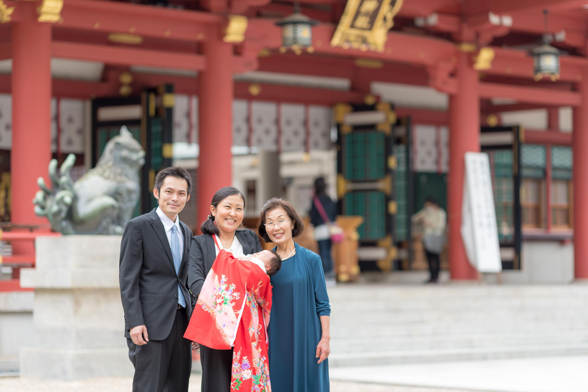兵庫の西宮神社でのお宮参り出張撮影 Pacco