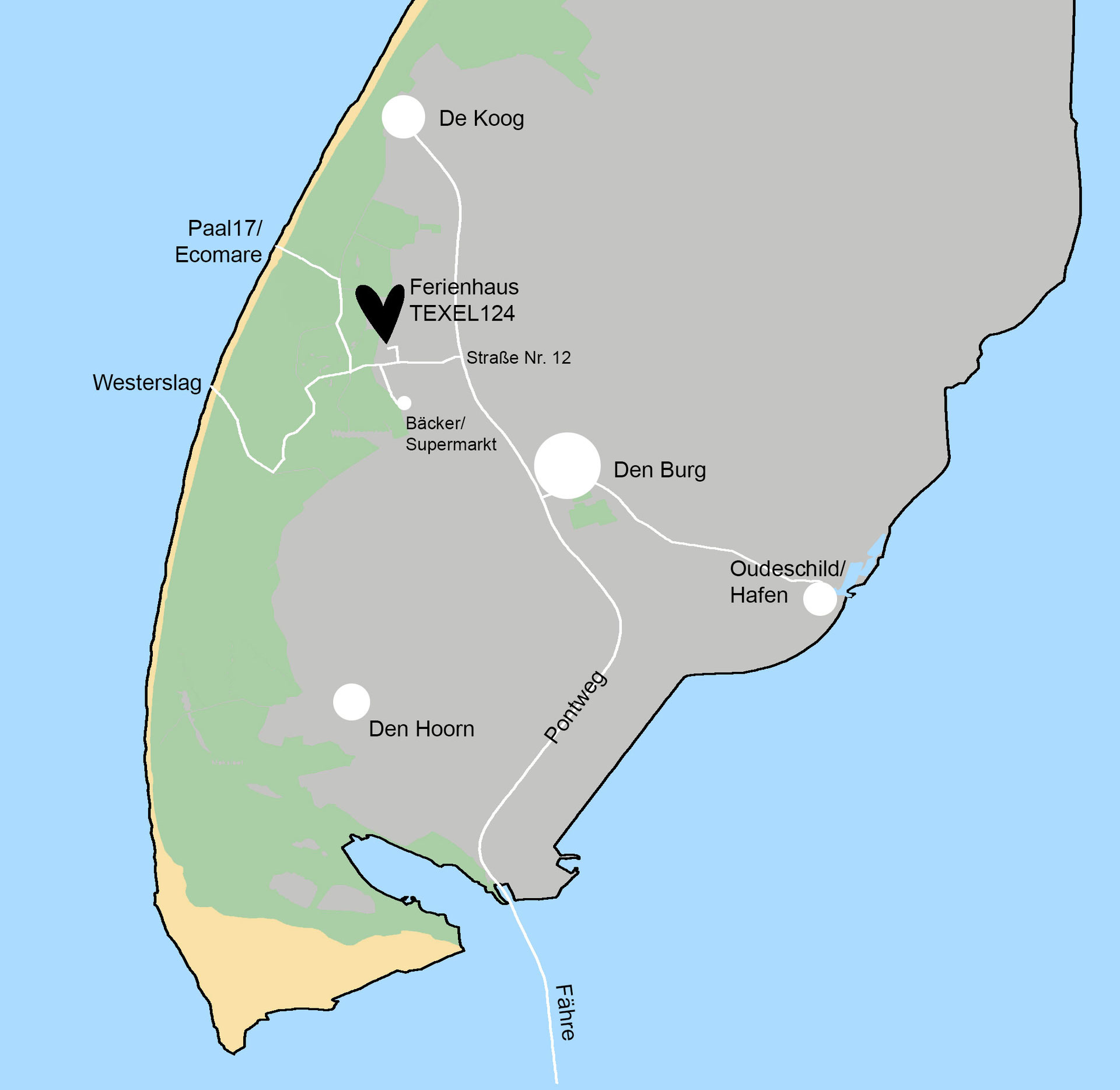 dinslaken nach texel mit dem fahrrad