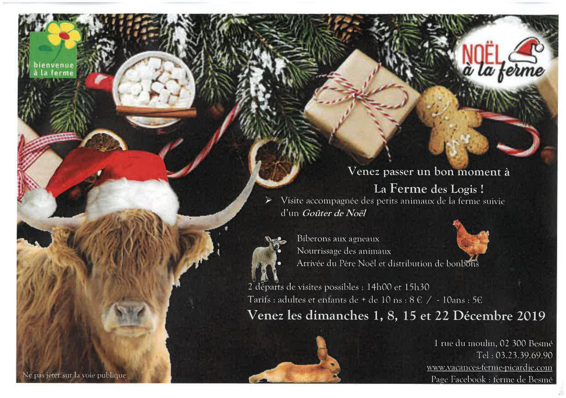 Noël à La Ferme De Besmé Les Dimanches 1er 8 15 Et 22