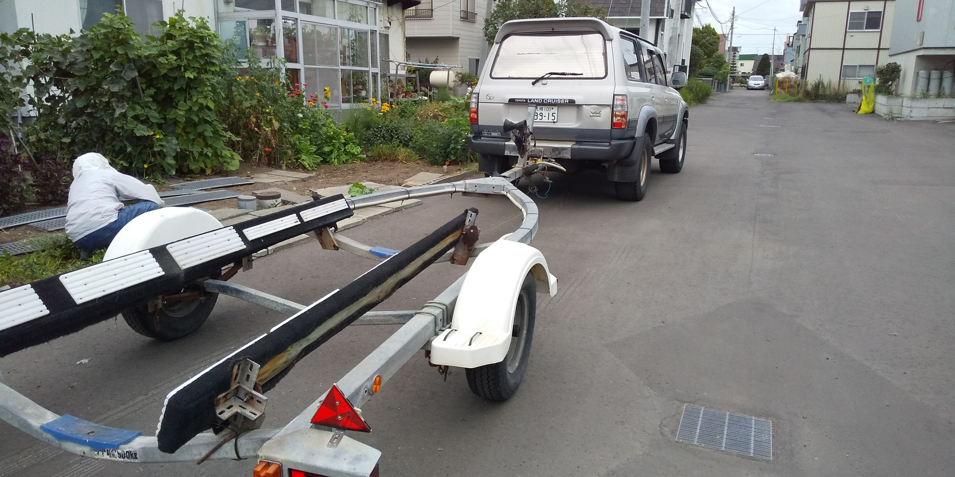 ジェットスキー用トレーラー 車検たっぷり