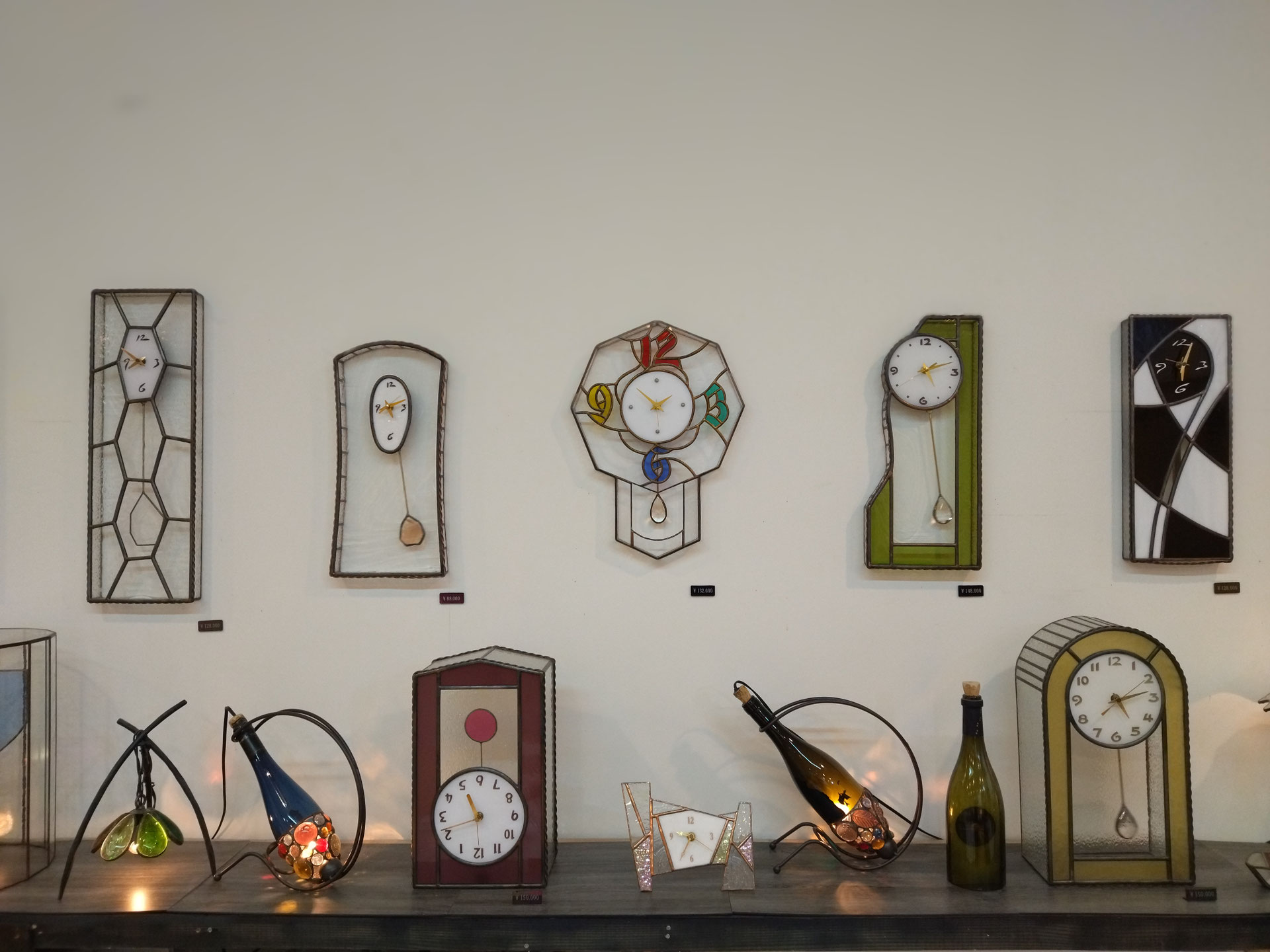 ステンドグラス時計 - ステンドグラスDEN 【公式】