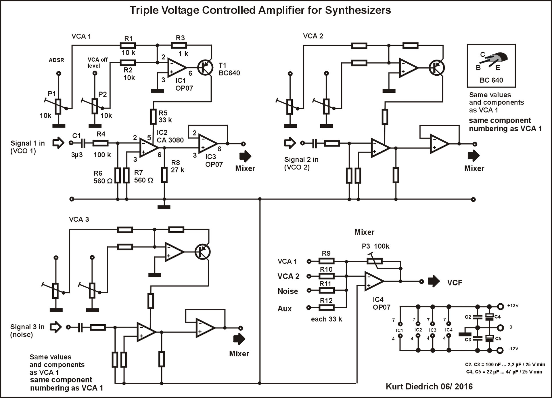 Triple VCA - Tipps und Tricks für Hobby-Elektroniker und ...