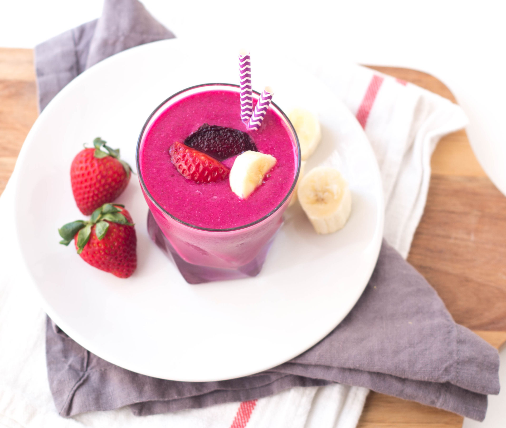 StrawberryBanana Beet Smoothie Homemade Nutrition Nutrition that fits your life