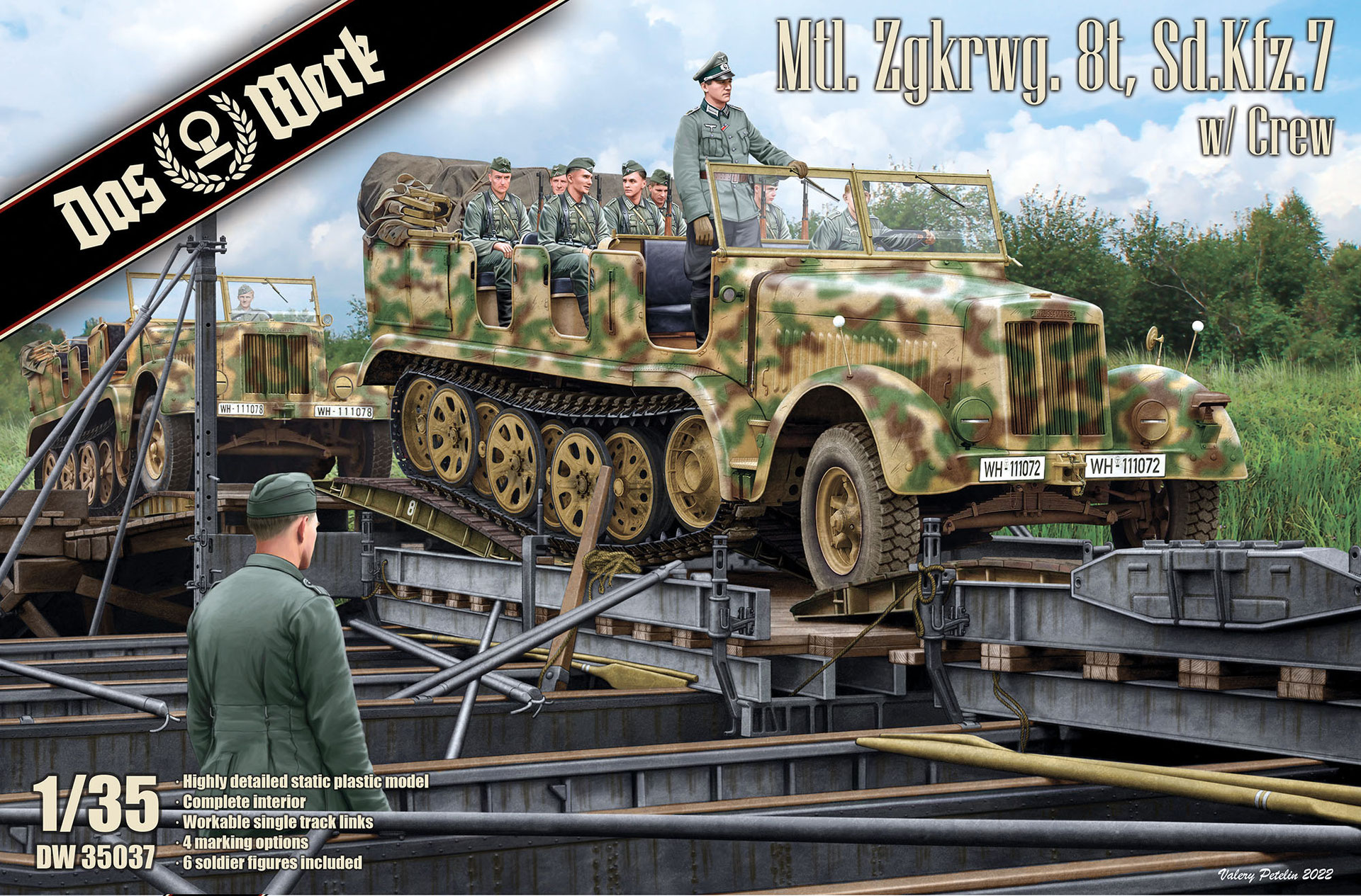 Mtl. Zgkrwg. 8t, Sd.Kfz.7 w/ Crew - Das Werk Scale Models