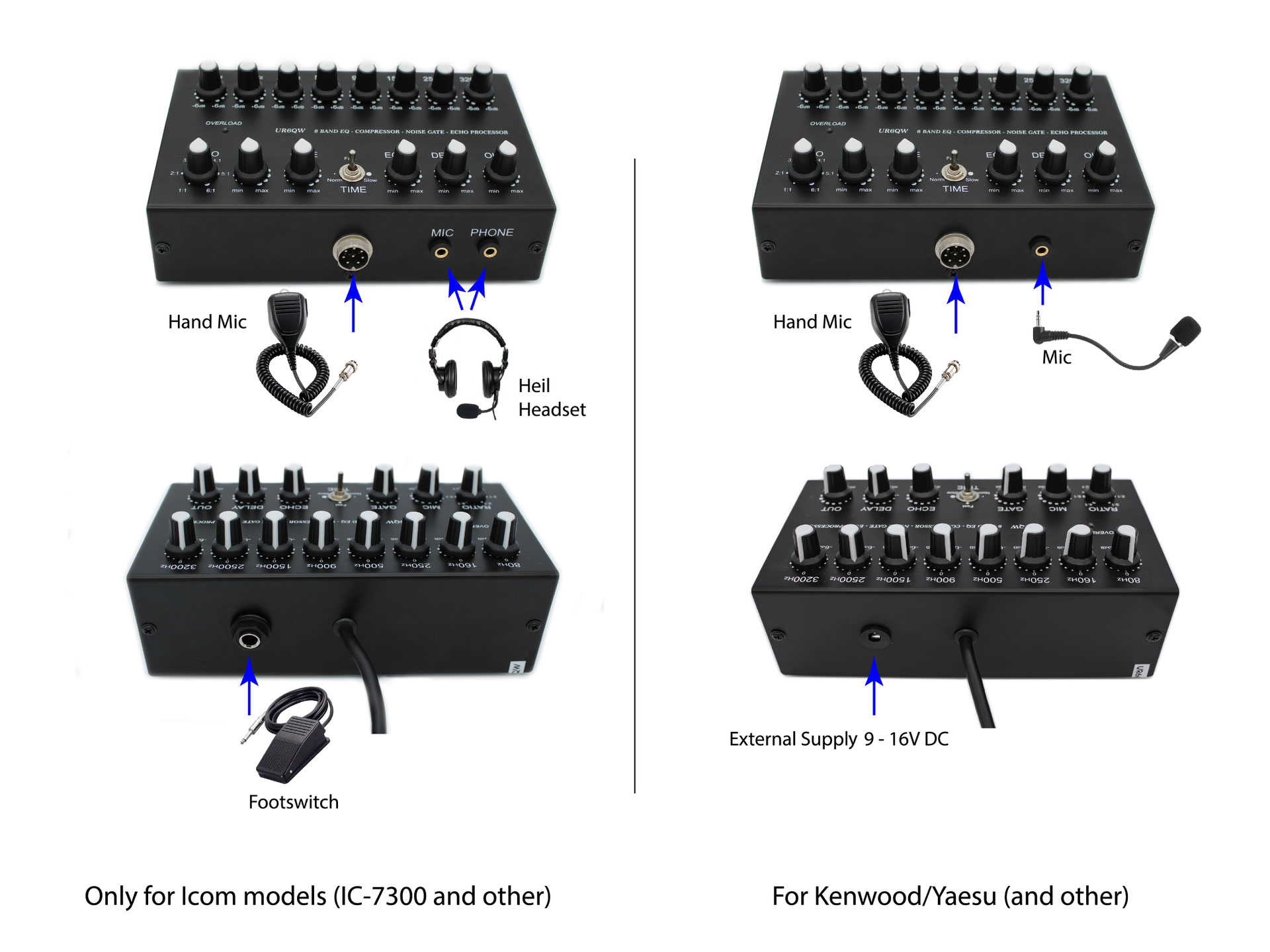 8バンドイコライザー UR6QW 引い コンプレッサー / ノイズゲート 8バンドイコライザー UR6QW 引い コンプレッサー / ノイズゲート