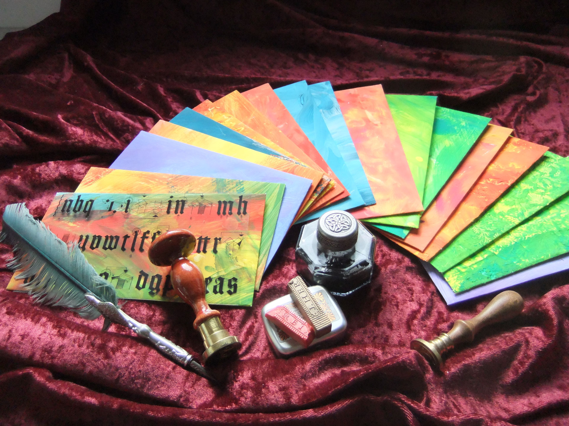 Immer wieder schön, liebevoll gestaltete Post in den Händen zu halten