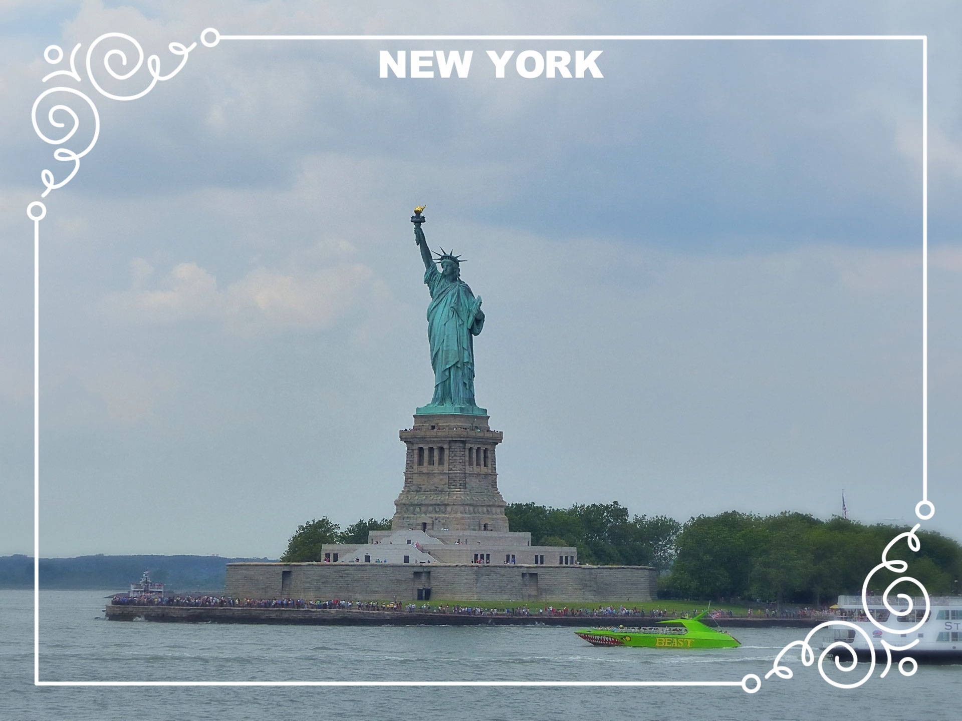 Baby I'm from New York,Concrete jungle where dreams are made of